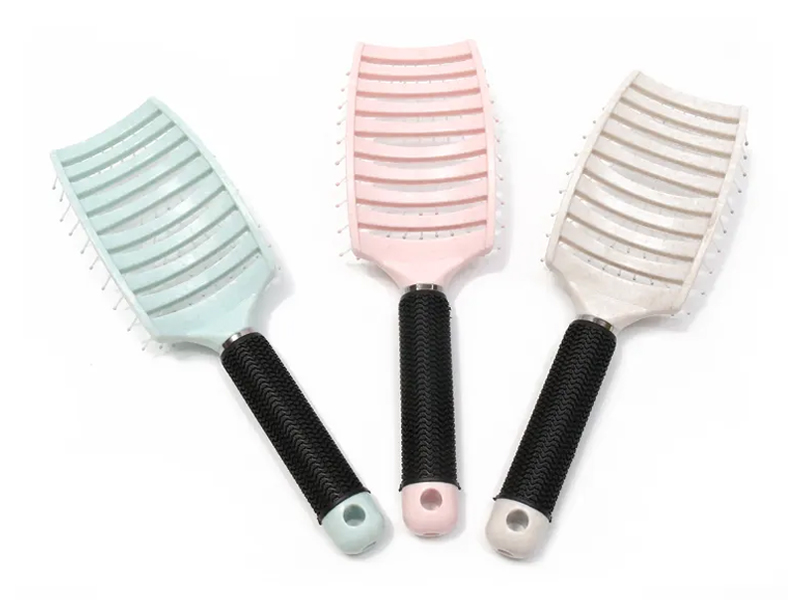 Escova de cabelo antiestática para massagem no couro cabeludo