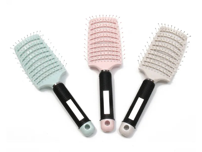 Escova de cabelo antiestática para massagem no couro cabeludo