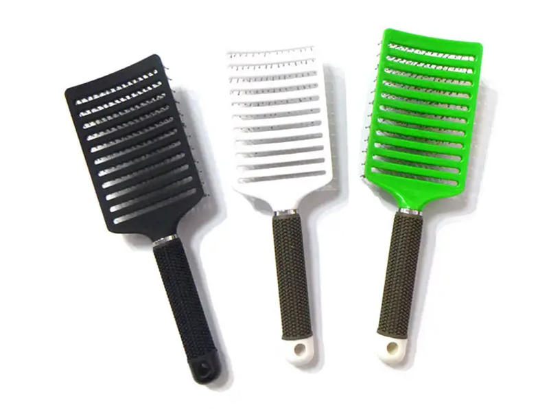 Escova de cabelo para desembaraçar ventilação de plástico