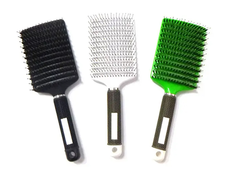 Escova de cabelo para desembaraçar ventilação de plástico
