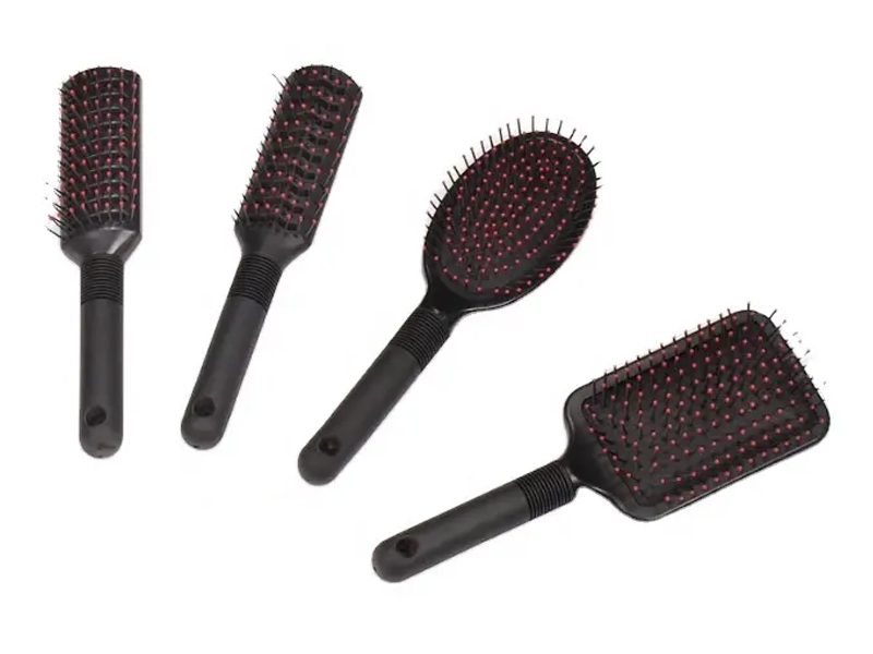 Conjunto de escova de cabelo para desembaraçar de toque suave