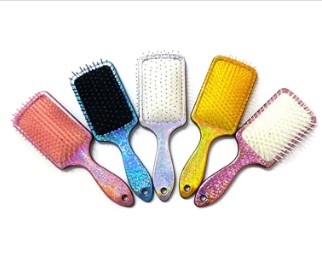 Por que a escova de cabelo de plástico com alça domina？